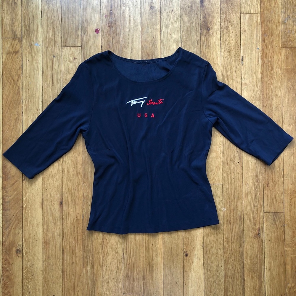 Tommy Sports 3/4 Sleeve Top